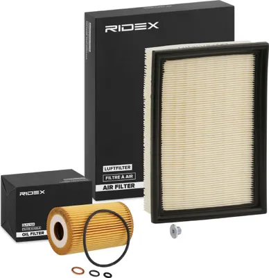Produktbild von RIDEX Filterset Inspektionspaket Filtersatz für BMW 3 Limousine (E46) 3 Touring (E46) 3 Coupe (E46)
