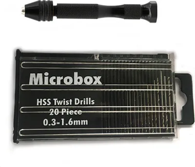 Produktbild von INF Handbohrmaschine mit 20 verschiedenen Bits Schwarz
