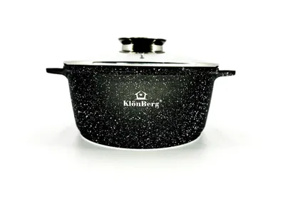 Produktbild von Topf-Set 6tlg. Wunderschöne Töpfe mit Steinbeschichtung in 3 verschiedenen Größen, 2.4L / 4.3L / 6.1L, perfekte Geschenkidee