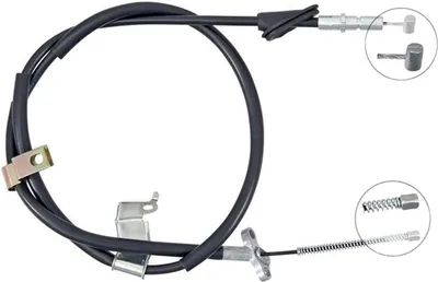 Produktbild von A.B.S. Handbremsseil Seilzug Feststellbremse für HONDA CR-V II (RD) Hinten Links K14100