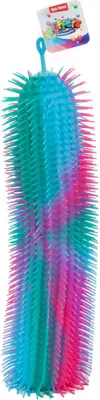 Produktbild von Toi-Toys PUFFERZ Rainbow 50 cm – Bunte Pufferfigur, Stressball & Fidget Toy pink/blau/grün