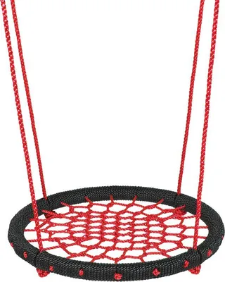 Zdjęcie produktu dla Huśtawka LEQ ARACHNE, dla dzieci, ogrodowa, okrągła, pierścień do huśtawki, 95 cm, gniazdo do huśtawki