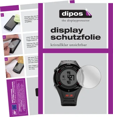 Produktbild von 6x Schutzfolie für Garmin Approach S2 klar Displayschutzfolie Folie Display Schutz dipos