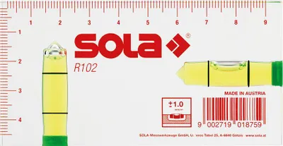Produktbild von Kleinwasserwaage R102 9,5cm Sola