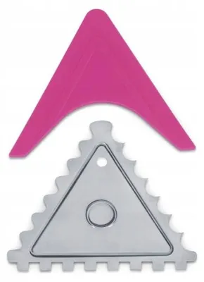 Produktbild von EkoForemki Teigschaber Edelstahl 12 cm Tortendekoration