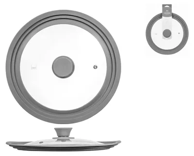 Obrázok produktu pre H&H sklo/silikónové veko 24/26/28 cm