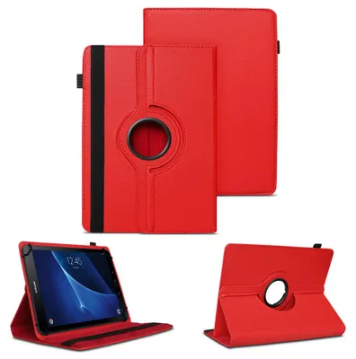 Produktbild von Tablet Hülle für Samsung Galaxy Tab A6 10.1 2016 360° Drehbar Case Cover SchutzFarben:Rot