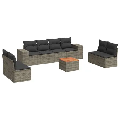 Zdjęcie produktu dla VidaXL 3257740, Ciemny Szary, Drewno akacjowe, Żywica, Stal, 550 mm, 370 mm