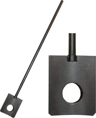 Produktbild von Mörtelrührspaten 200 x 160 mm, mit Knopfstiel