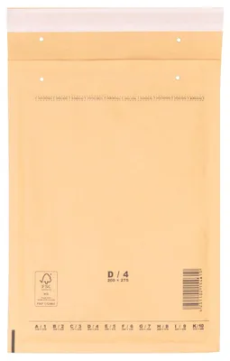 Produktbild von verpacking 100 Luftpolstertaschen 200x275 mm D4 Versandtaschen Braun - Luftpolsterumschlag Polsterumschläge selbstklebend