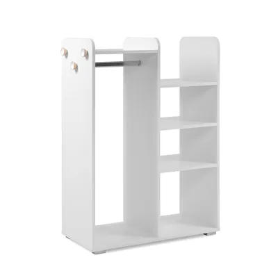 Produktbild von Kinderkleiderschrank Lala - 80x40x110cm - weiß