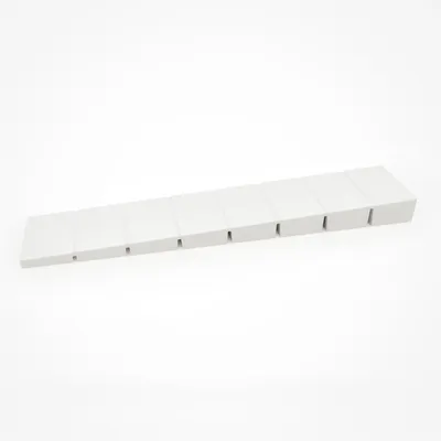 Produktbild von 25x sossai® Möbelkeile mit Soll-Bruchstelle in Weiß Unterlegkeile Ausgleichskeile