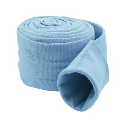 Bündchen Schlauchware hellblau