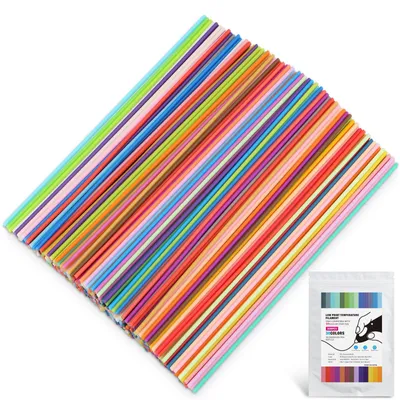 3D-Stift Filament Nachfüllungen, 300 Stück, 2,5 mm PCL, 30 Farben