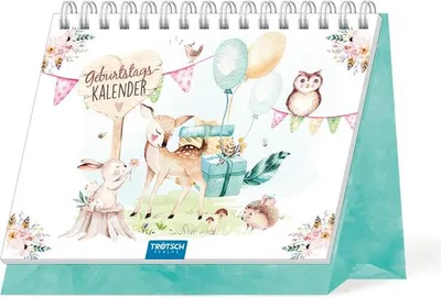 Produktbild von Trötsch Aufstellkalender Geburtstagskalender Waldfreunde