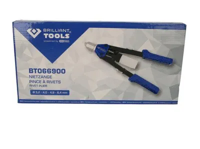Obrázek produktu pro BRILLIANT TOOLS Ruční nýtovací kleště pro nýty Ø 3,2-4,0-4,8-6,4 mm - BT066900