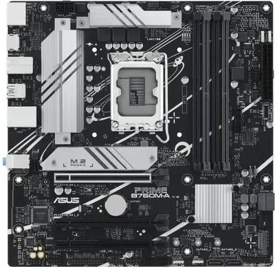 Image de Carte Mère ASUS PRIME B760M-A-CSM, Intel B760 LGA 1700, Micro ATX, DDR5, 128 Go