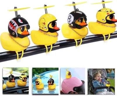 Produktbild von 4 Stücke schattige Fahrradtoeter mit Propeller, Fahrrad, Fahrradanhänger, Fahrrad, Fahrradanhänger mit Helm, Geschenk für Radfahrer
