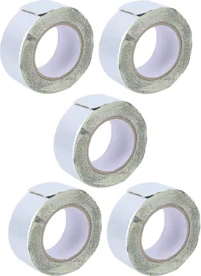 Obrázek produktu pro 5 rolí vodotěsné opravné pásky [5 m x 50 mm] - izolační páska [extra silná] pro vnitřní i venkovní použití | těsnicí páska - samolepicí | opravná páska | vodotěsná opravná páska | páska na vodovodní potrubí