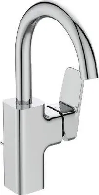 Productafbeelding van Ideal Standard wastafelmengkraan Ceraplan H200, hoge uitloop, uitlooplengte 145mm, model BD235AA, chroom
