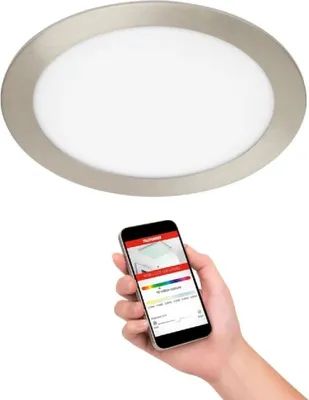 Obrázok produktu pre Zapustené svetlo Telefunken SmartHome LED 18W Ø22,5cm Zapustené svetlo RGB CCT Rnd Nikel-matný