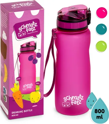 Produktbild von Klarstein Trinkflasche, Sport-Trinkflasche für Erwachsene, Trinkflasche BPA Frei & Kühlend, Auslaufsichere Trinkflasche für Damen & Herren, Lila Sport Flasche, Trinkflaschen für Fitness & Gym