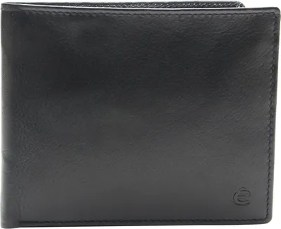 Produktbild von Esquire Leder Geldbörse Compact Wallet Black schwarz