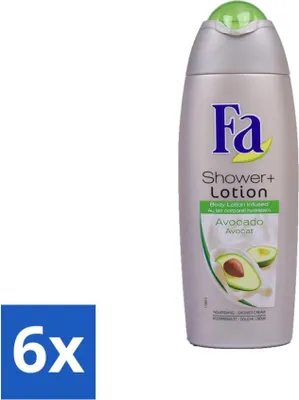 Produktbild von Fa - Duschcreme mit Lotion - Avocado - 250 ml - Vorteilspack - 6 Stücke