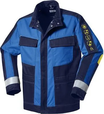 Produktbild von Jacke PERFORMER light marine/kornblau Kontrast gelb Gr.52