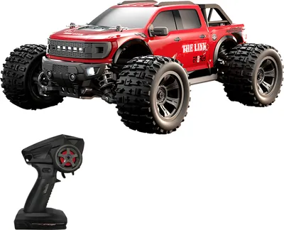 Obrázok produktu pre Diaľkovo ovládané autíčko pre deti, 2,4 GHz, 4WD, vysokorýchlostné terénne vozidlo s LED svetlami, elektrická hračka – darček pre chlapcov a dievčatá