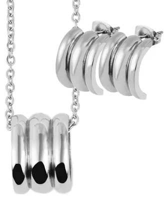 Produktbild von Akzent Damen Schmuckset Kirstie Edelstahl silber