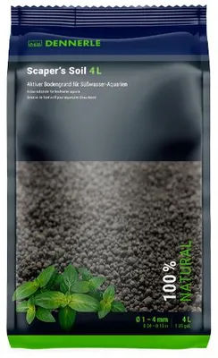 Productafbeelding van Dennerle Scaper's Soil Zwarte Bodem 1-4MM 4 Liter