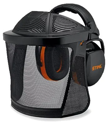 Image de Ensemble visière et protège-oreilles Dynamic GPA grille en nylon courte - STIHL - 0000-884-0254