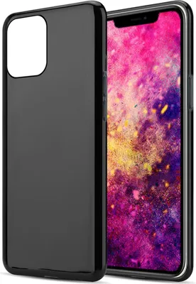 Image de Cadorabo Housse pour Apple iPhone 12 / 12 PRO Housse de protection en noir Housse TPU Silicone Couverture Etui Case
