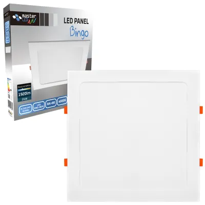 Produktbild von MasterLED LED Deckenpanel quadratisch 24W – weiß – 4000K – 1920 lm – Einbauleuchte – neutralweiß – IP20