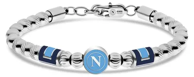 Immagine prodotto di Bracciali   Con pendenti fissi Squadre di calcio Argento   Collezione Napoli - uomo