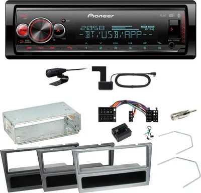 Produktbild von Pioneer MVH-S520DAB USB FLAC Einbauset für Opel Omega B Meriva A Agila Vivaro