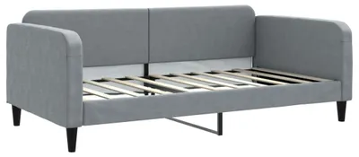 Obrázok produktu pre vidaXL denné lôžko svetlosivé 100 x 190 cm látkové