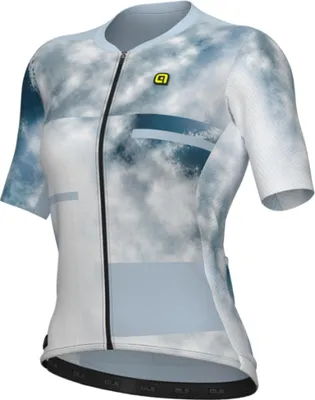 Obrázok produktu pre ALÉ Cyklistický dres s krátkym rukávom - ATMOSFERA PR-E - Biela/fialová L