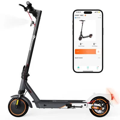 Produktbild von EVERCROSS TECH EV85F Elektroscooter, E-Scooter mit Straßenzulassung (ABE), Max.20km/h, Komfortable Stoßdämpfung, APP-Verbindung,Sichere Doppelbremsung