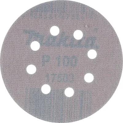 Produktbild von Makita Schleifpapier, 10 Stk., Ø 125 mm, Körnung 100, Art.Nr. D-65844