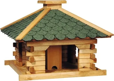 Produktbild von Vogelfutterhaus dobar rustikal quadratisch 50 x 50 x 38 cm