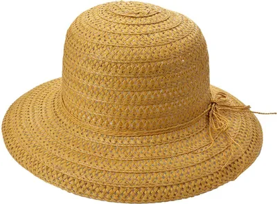 Zdjęcie produktu dla Juleeze JZHA0124 kapelusz damski brązowy 57 cm kapelusz słomkowy z kokardą kapelusz letni elegancki
