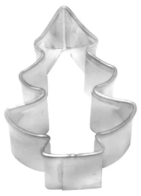 Produktbild von BIRKMANN Ausstechform Tannenbaum, 4 cm, Weißblech mit brilliantem Glanz, hangelötet, 100022
