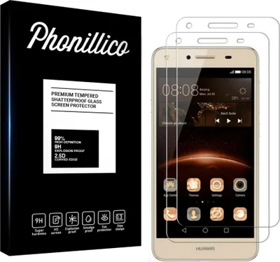 Immagine prodotto di Vetro temperato per Huawei Y5 2 [2 pezzi] Pellicola protettiva dello schermo Antigraffio Vetro Resistente Phonillico®