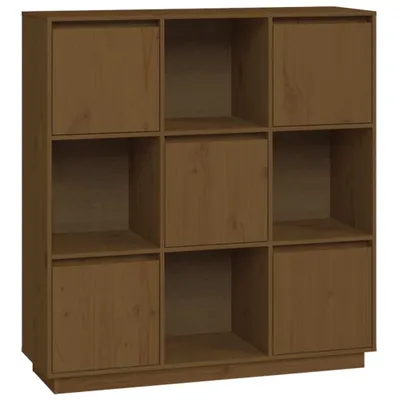 Obrázek produktu pro Komoda medově hnědá 110,5 x 35 x 117 cm masivní borové dřevo