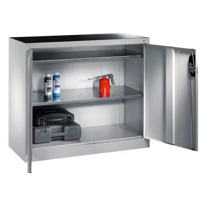 Produktbild von CP Stahlschrank 8830-000 S10202 lichtgrau 1 Fachboden 120,0 x 40,0 x 100,0 cm, aufgebaut, 1 St.