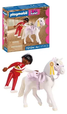 Produktbild von PLAYMOBIL Equestrian Vaulting Figur   Kinder  One Size