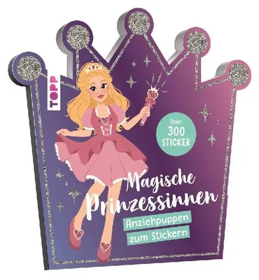 Produktbild von Stickerbuch: Anziehpuppen zum Stickern. Magische Prinzessinnen