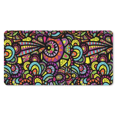 Produktbild von MuchoWow® Mauspad Mousepad Design - Mandala - Regenbogen 60x30 cm - Mousepads - Maus Mat - Pad - Mausunterlage - Nachhaltig